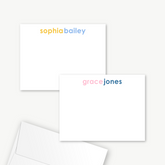 Two-Tone Flat Card Set